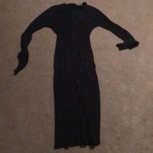 New without tags V neck black sweater dress